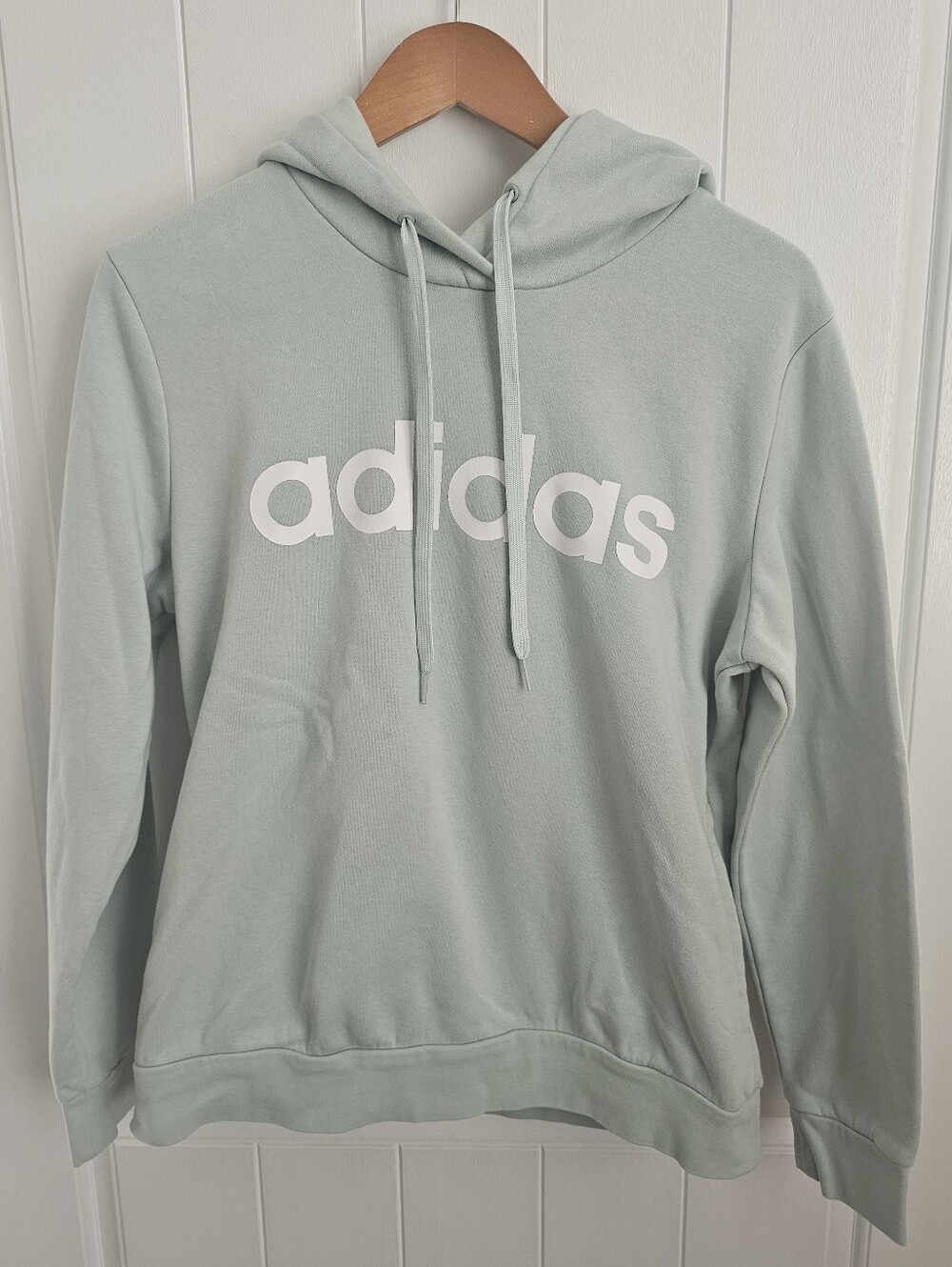 ADIDAS Mint Green Youth 16/18 Fleece Hooded Sweatshirt